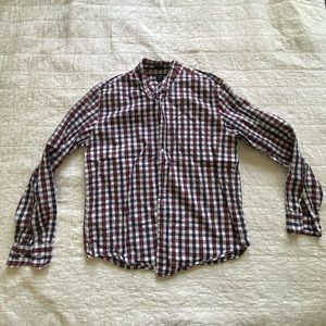 J. Crew Slim Fit Plaid Long Sleeve Button Down
